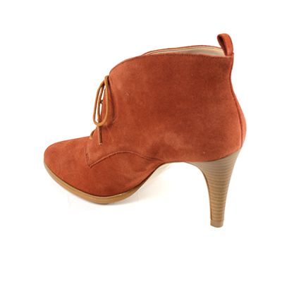 BOTTINES ANDRE FEMME DAIM MARRON